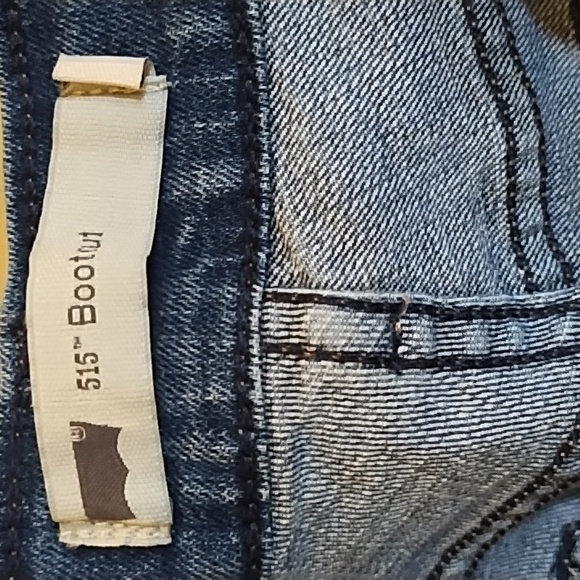 LEVIS 515 BOOTCUT JEANS, MEDIUM RINSE, SZ 10, EUC - Picture 8 of 8